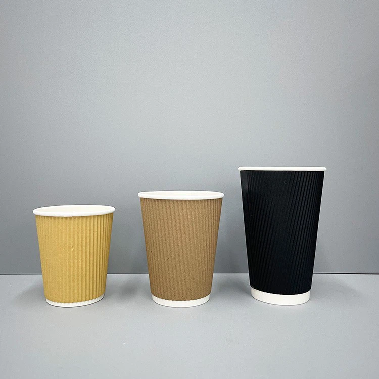12oz Ripple Cups With Lids
