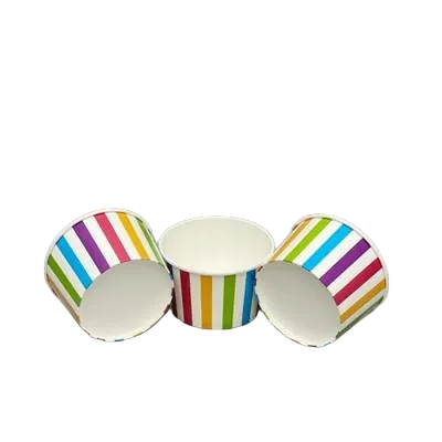 Papirnate čaše za sladoled od 8 oz s poklopcima